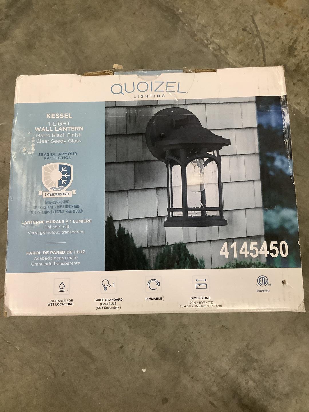 QZL KESSEL 10-IN BLK WALL LT