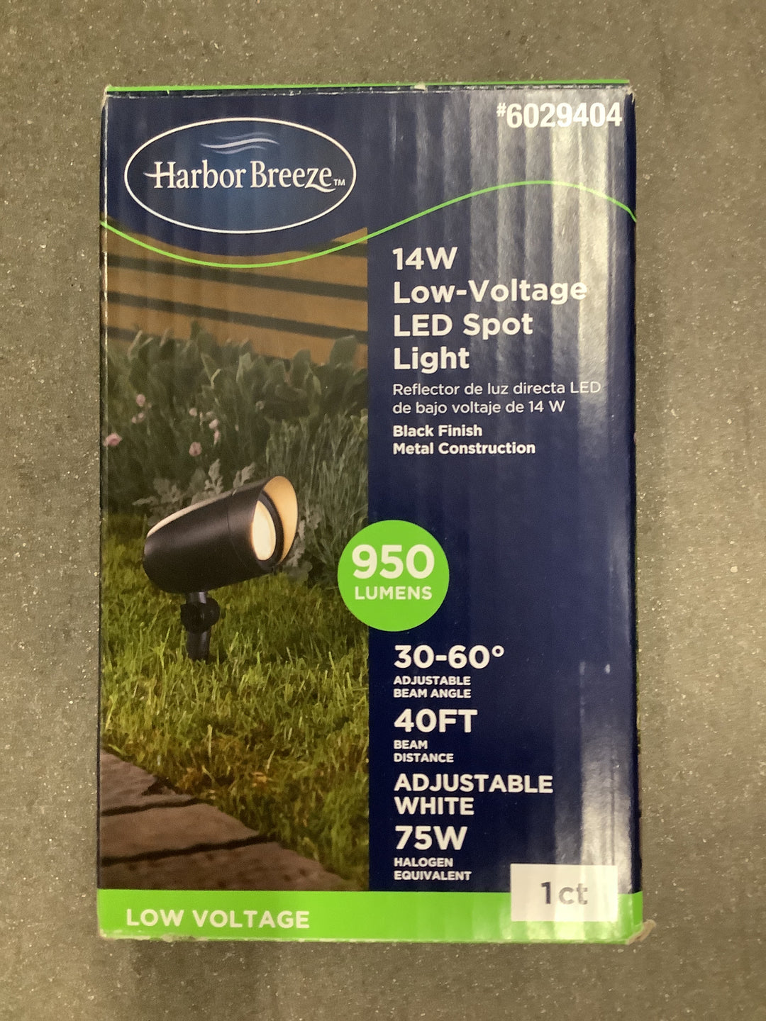 HB 950L 14W BLK LV SPOT(-4108920)