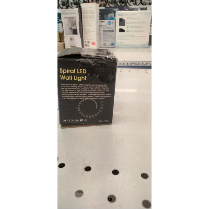 VITANO Spiral Wall Light, 2-IN-1 LED Wall Lights, Battery Operated/USB Charging,Decorative Soft White Lighting for Living Room, Bedroom,Restaurant Hotel...