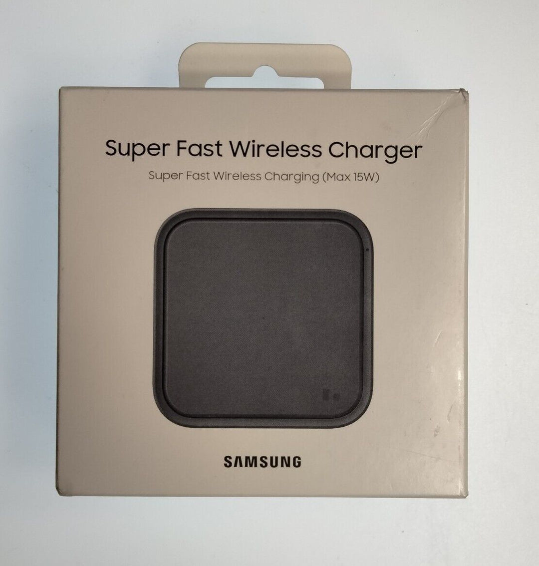 Samsung 15W Wireless Charger  Portable Charger W/ USB Type C Included  Dark Gray
