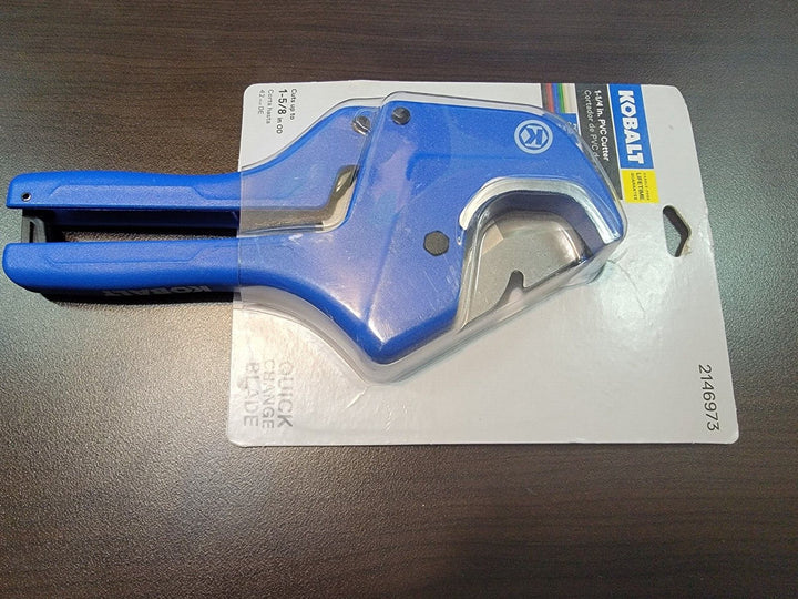 KOBALT Tools 1 1/4" PVC Cutter  2146973  NEW   #58704 * Quick Change Blade