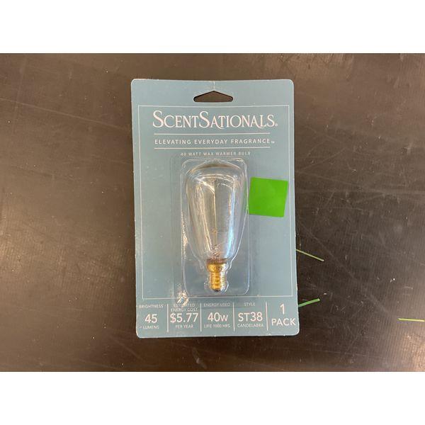 ScentSationals 40 Watt Wax Warmer Bulb - ST38 Candelabra
