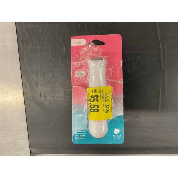 PALMPERFECT Bikini Trimmer - Dual Blade Technology, Wet/Dry Use Retail $6.00