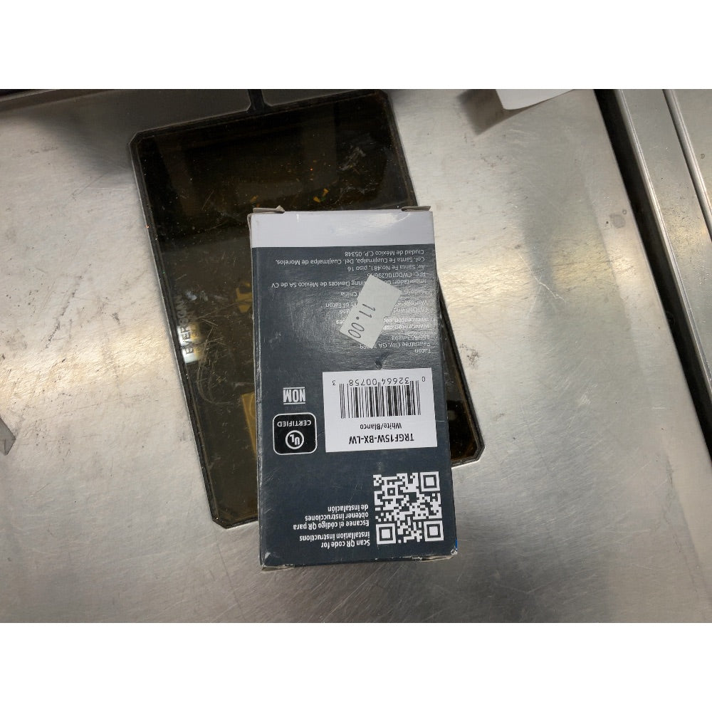 Eaton TRGF15W Slim Tamper Resistant GFCI Receptacle - 15A 125V, White
