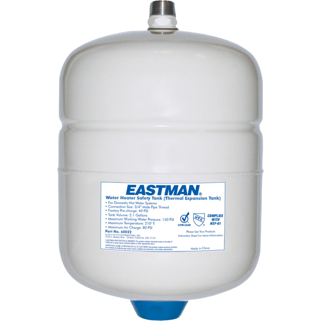 Eastman Thermal Expansion Tank, 2 gal, 3/4 in MIP Connection, 60022