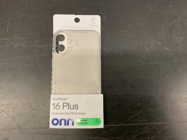 Onn. iPhone 16 plus protective gel phone case Retail $5.97