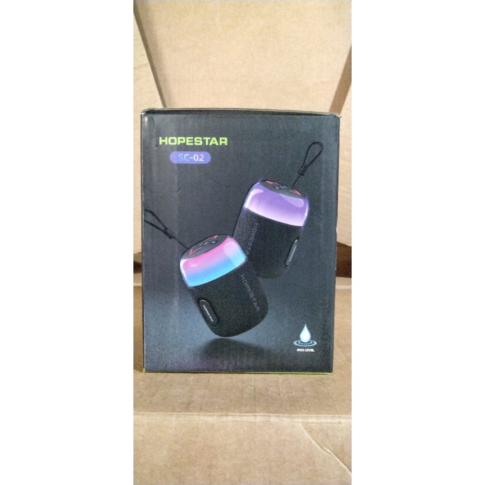 HOPESTAR Speaker SC-02, LED, Bluetooth 5.3 - BLACK Retail $30.00