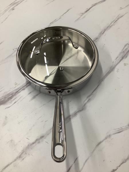 T-fal Stainless Steel Saucepan with Glass Lid Retail $45.00