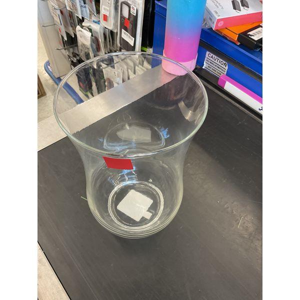 No Brand Clear Glass Hurricane Vase - Versatile Decor