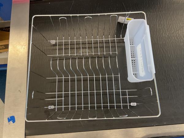 Mainstays Small Wire Dish Rack - White S Retail $11.97