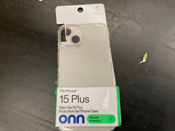 onn 15 Plus Protective Gel Phone Case - 6' Drop Protection Retail $10.00