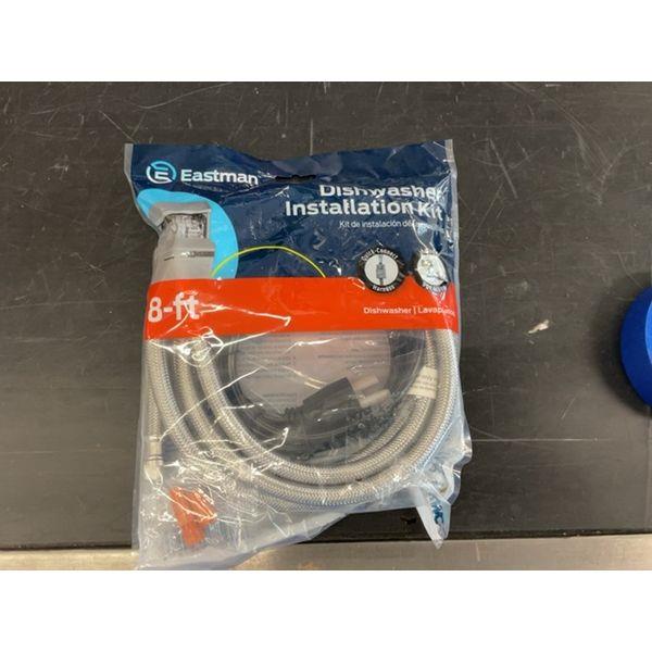 Eastman Dishwasher Installation Kit, 8-ft - Quick-Connect, Dishwasher/Lavabo Retail $30.00