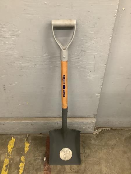 Project Source Square Point Shovel - Wood Handle Retail $24.99