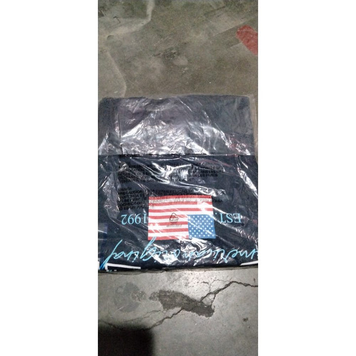 Women's USA Original Short Sleeve Graphic T-Shirt - Navy Blue L Retail $9.00