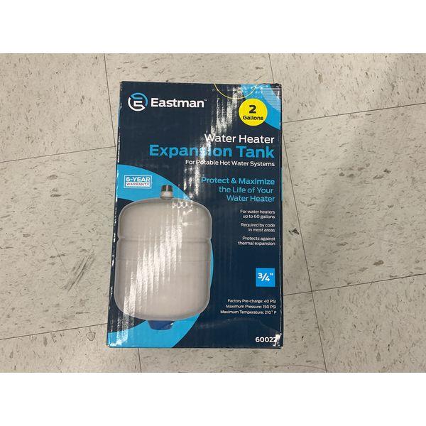 Eastman Water Heater Expansion Tank - 2 Gallons, Potable Hot Water Systems, 3/4", 6-Year Retail $60.00
