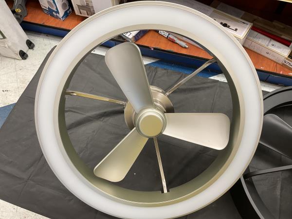 CLEARANCE- Artika Austin Ceiling Fan, Modern Style, Ring Design with LED light Retail $104.99