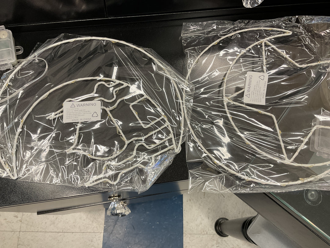 A set of 2 ramadan decorations light