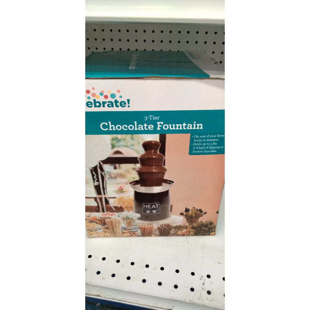 3-Tier Classic Model Compact Chocolate Fountain  by Way to Celebrate