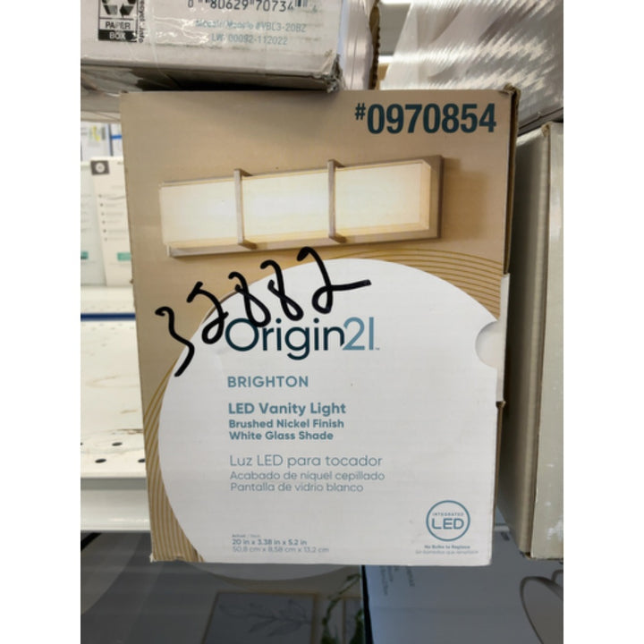 allen + roth Brighton 3-Light Bronze Modern/Contemporary Vanity Light