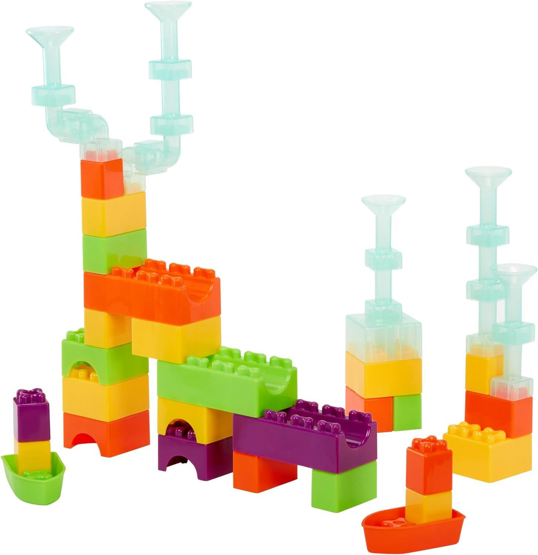 Little Tikes Build & Splash Water Table with 25 Piece Accessories - Wet/Dry Play, Indoor/Outdoor with Removeable Grow-with-Me Legs Retail $49.99