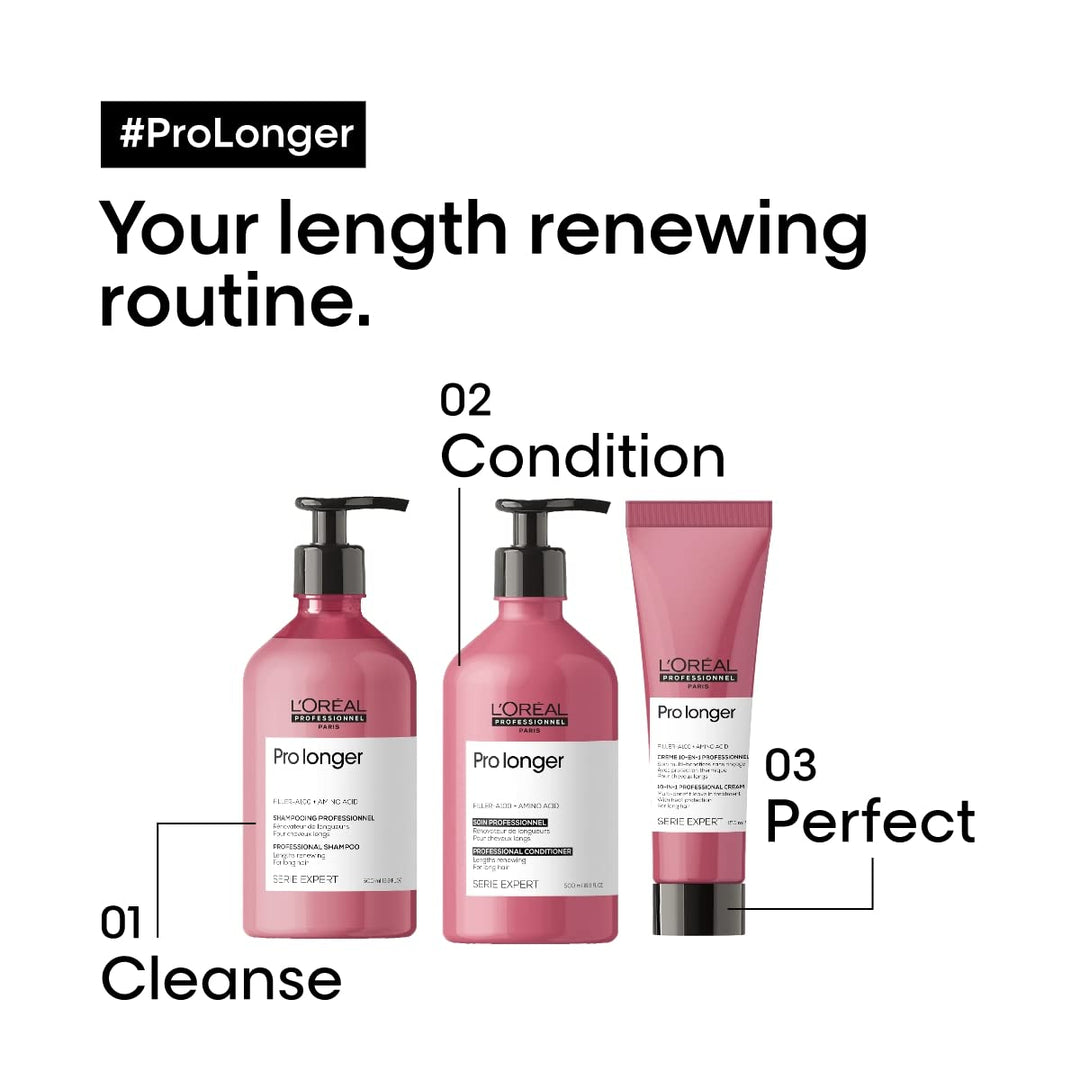 L'OrÃƒÂ©al Professionnel Pro Longer Thickening Conditioner - Reduces Breakage & Appearance of Split Ends For Thin & Fine Hair Types, Adds Volume & Shine