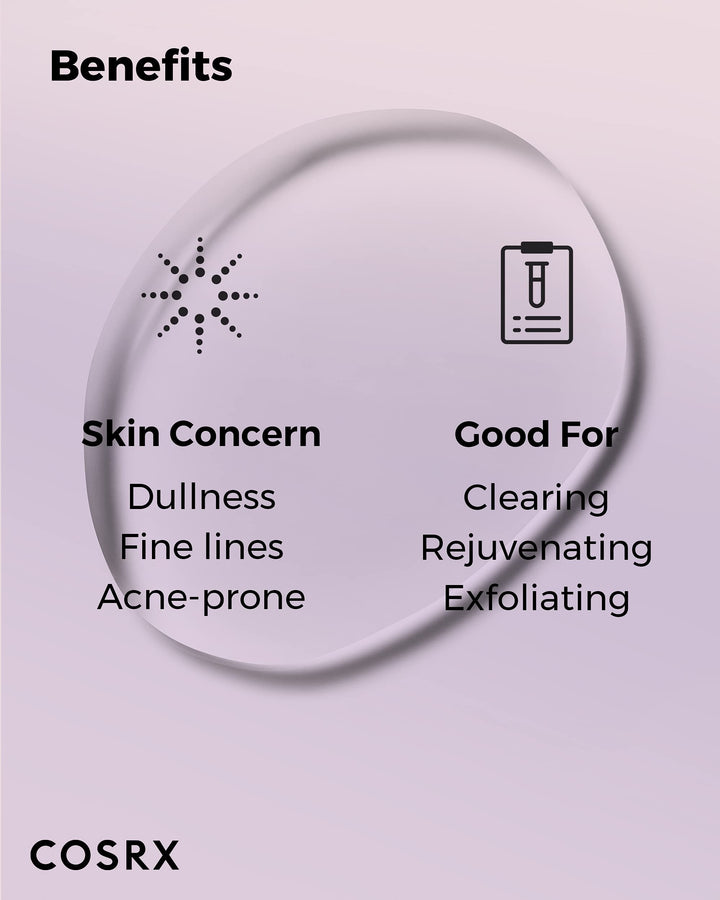 COSRX 7% Glycolic Acid Whitehead Removing Power Liquid, 3.38 fl.oz, AHA Exfoliant, Exfoliating Toner for Face & Body, Pore Minimizer, Korean Skin Care
