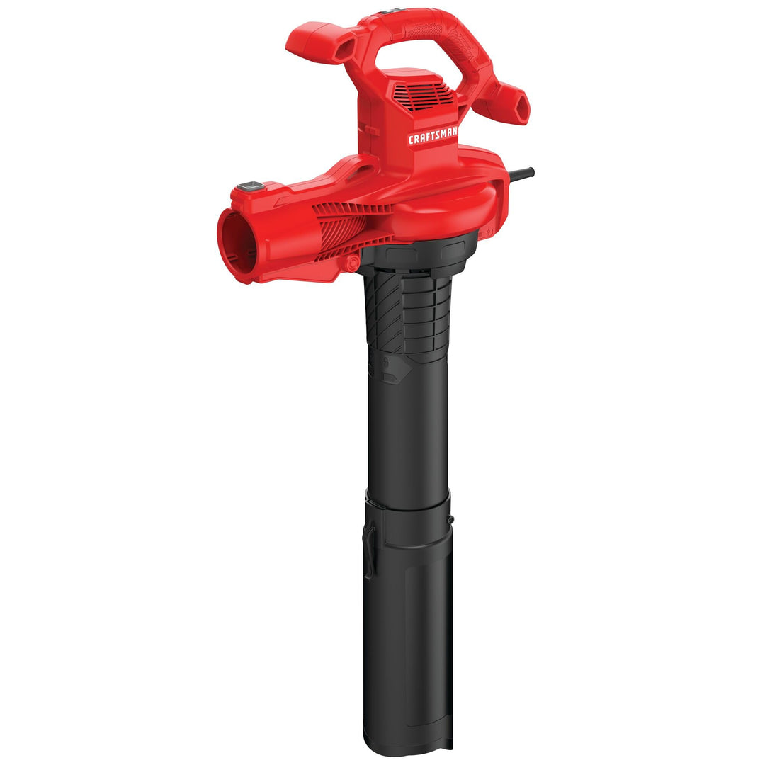 CRAFTSMAN 3-in-1 Leaf Blower, Vacuum and Mulcher, Backpack Blower Up to 260 MPH, 12 Amp, Corded Electric Leaf Collector (CMEBL7000) Retail $99.00