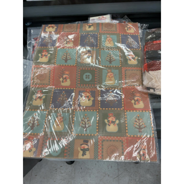 Christmas Wrapping Paper  Holiday Wrapping Paper  9 Pack Brown Kraft Paper  Snow  Christmas Tree  Snowman  Lantern and Color Elk (9-Sheets  30  X 20 )