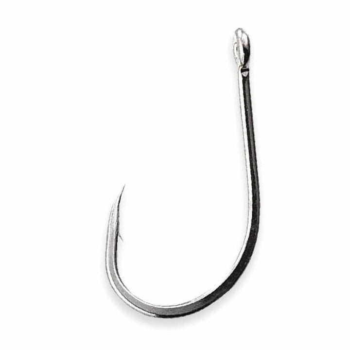 Team Catfish 6/0 Jack Hammer J Hooks (14 Pack) Wide Gap Design to Hold Live Bait, Cut Baits, and Plastics