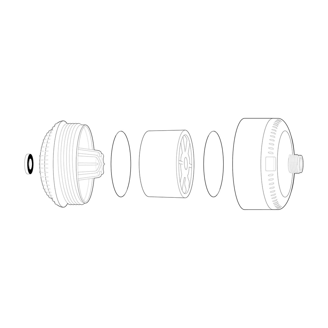 Sprite Showers Slim-Line 2 Universal Shower Filter, Chrome Retail $34.95