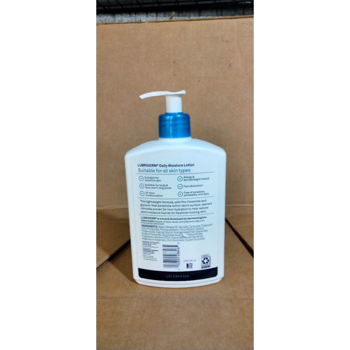 Lubriderm Daily Moisture Lotion Normal to Dry Skin, 6 Ounce Retail $17.00