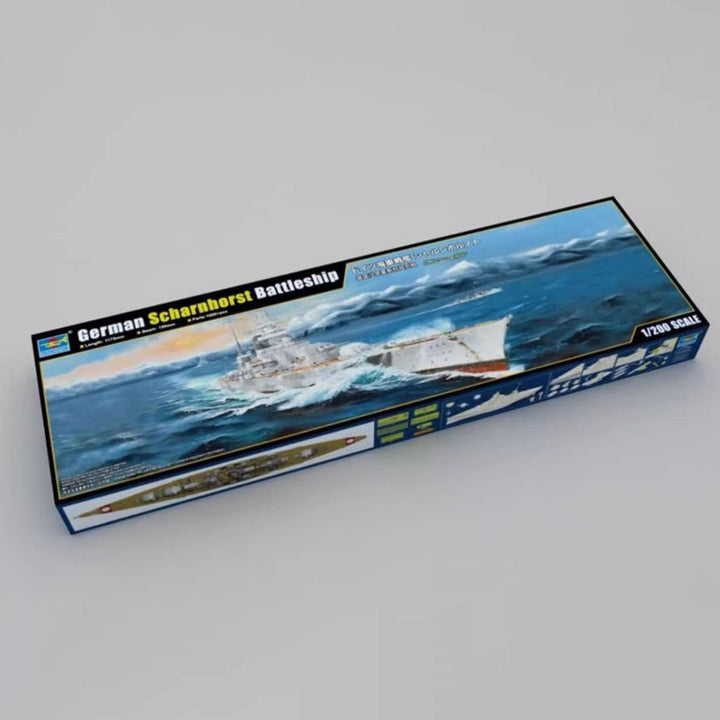 TOUCAN RC HOBBY 1/200 03715 German Scharnhorst Battleship Static Model Kit Warship,US in Stock
