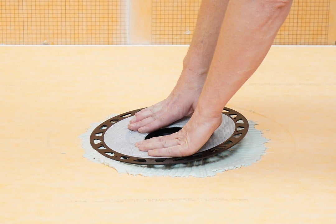Schluter Kerdi-Drain-A Adaptor Kit - Ideal for Larger Variety of Clamping Ring Drains - 140mm-5-1/2" - KDAM5FLKABS