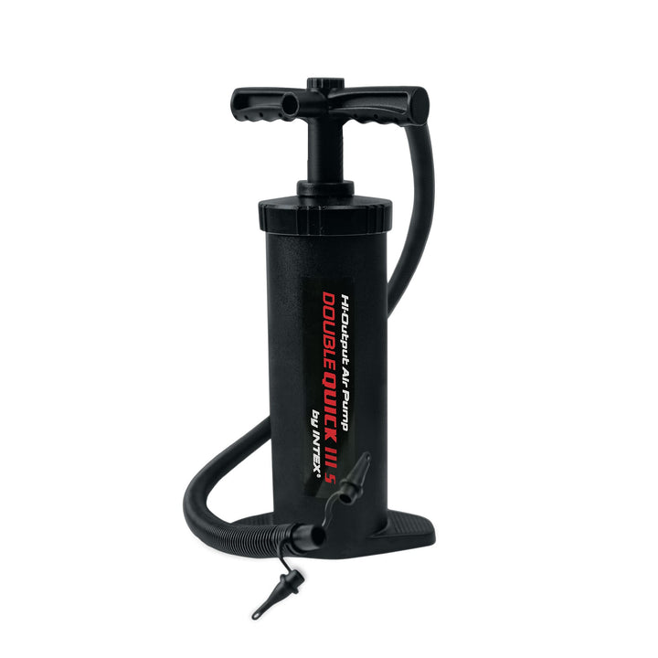 Intex Double Quick III S Hand Pump, 14.5", Black Retail $14.99