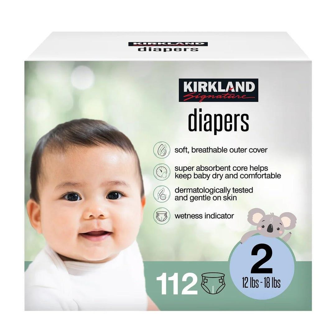 Kirkland Signature Diaper, Size 2 (112 Count) Retail $28.95