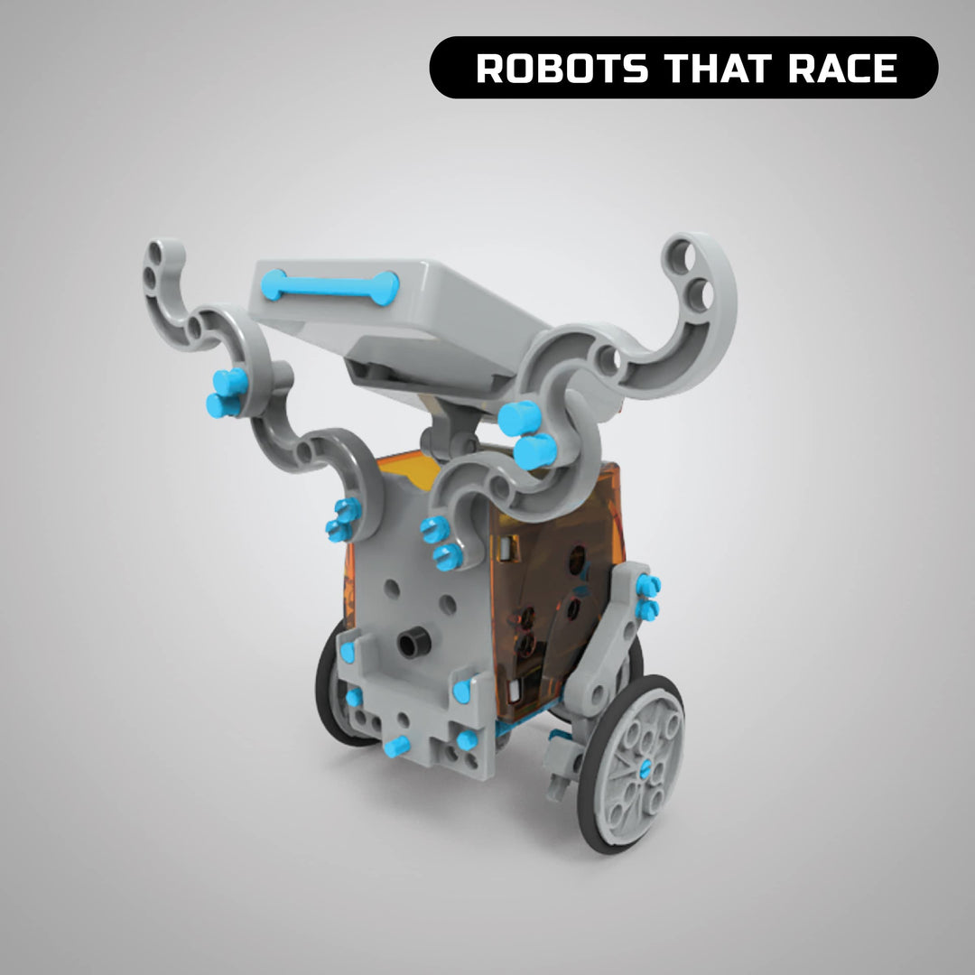 Discovery #Mindblown STEM 12-in-1 Solar Robot Creation 197-Piece Kit with Working Solar Powered Motorized Engine and Gears, Construction Engineering Set for Ages 8 and Up Retail $34.99