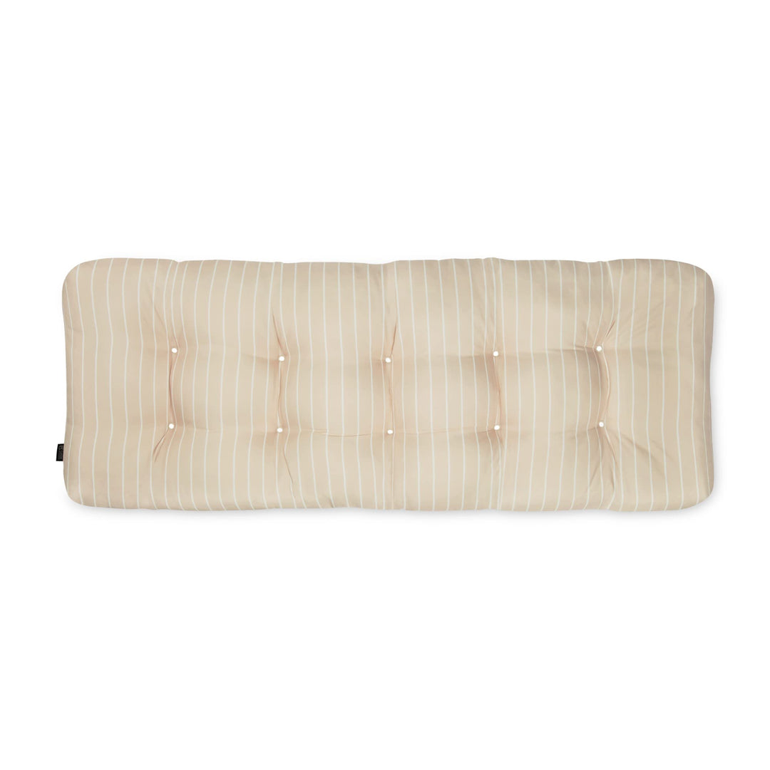 Classic Accessories Patio Bench Cushion, Soft Beige, Stripe, 42”W Retail $38.99