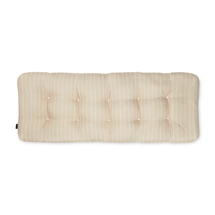 Classic Accessories Patio Bench Cushion, Soft Beige, Stripe, 42”W Retail $38.99
