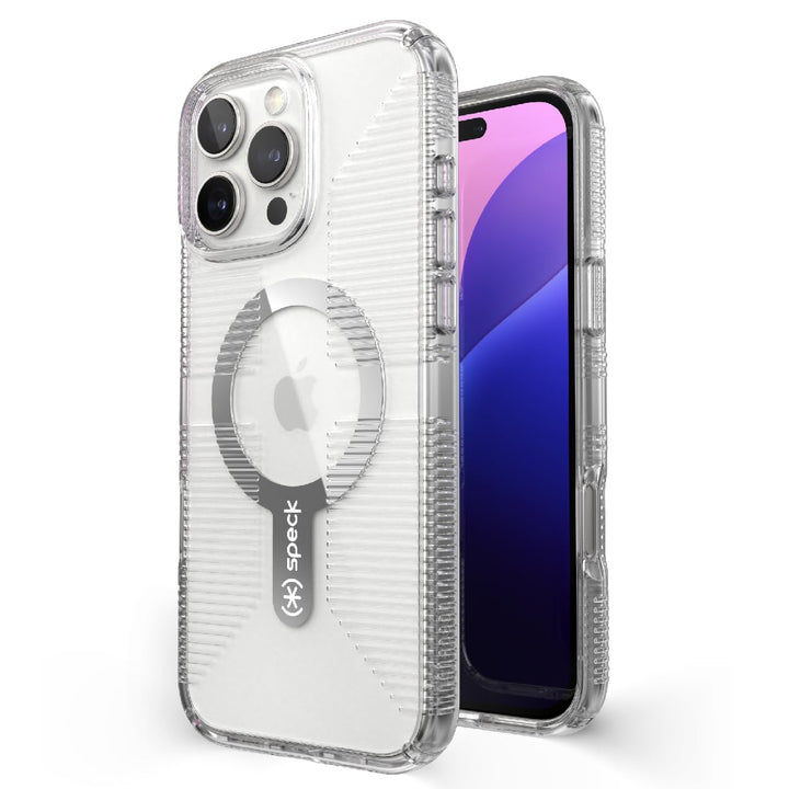 Speck Clear iPhone 16 Pro Max Case - Slim Phone Case iPhone 16 Pro Max - iPhone 16 Pro Max Phone Case - MagSafe - GemShell - Crystal Clear Retail $9.57