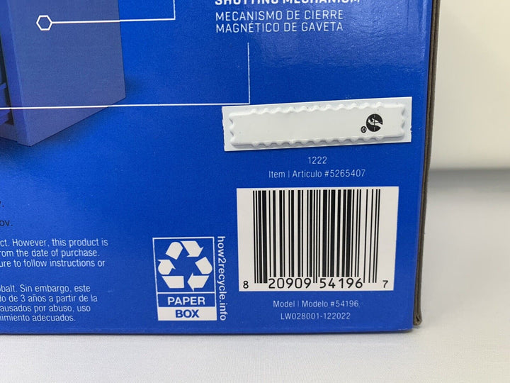 Brand New 25th Anniversary Kobalt Mini Toolbox BLUE Kobalt Mini Tool Box Retail $45.00