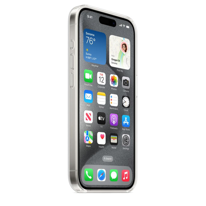 Apple iPhone 15 Pro Clear Case with MagSafe: Lightweight Phone Case, Wireless Charging Compatible, Smooth Glossy Finish Retail $49.00
