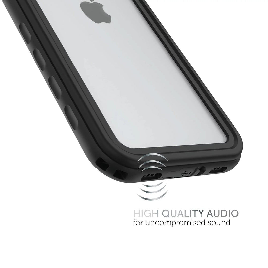 Body Glove Tidal Waterproof Phone Case for iPhone 13 Pro Max - Black/Clear Retail $49.99