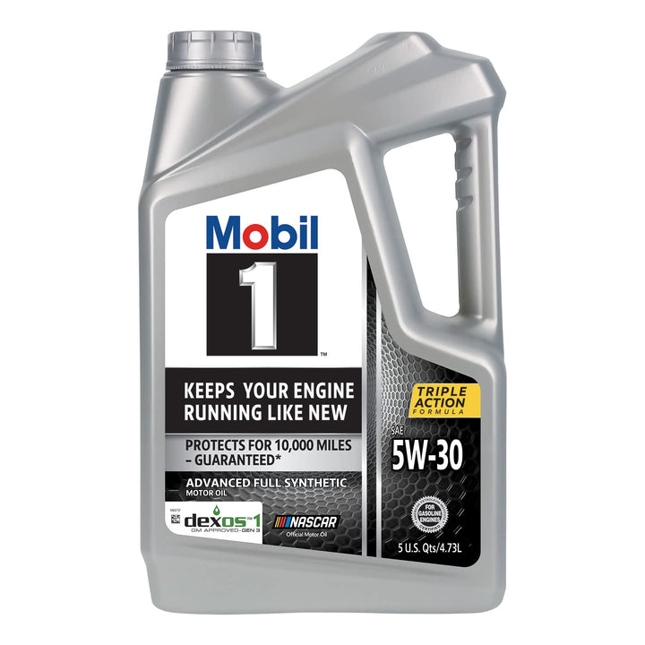 Mobil 1 Advanced Full Synthetic Motor Oil 5W-30, 5 Quart Retail $29.97