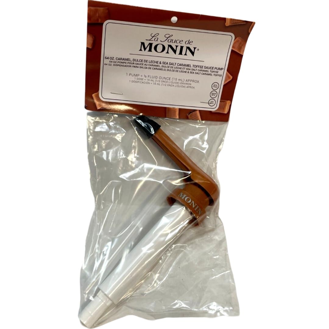 Monin Pump for Caramel Sauce - 1 each. Retail $9.50