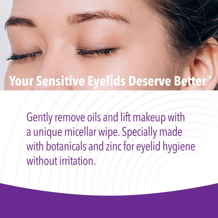 iVIZIA Micellar Eyelid Cleanser for Sensitive Eyelid Cleansing, BAK-Preservative-Free, Rinse-Free, Gently Removes Makeup, 3.3fl oz Bottle Packaging May Vary?