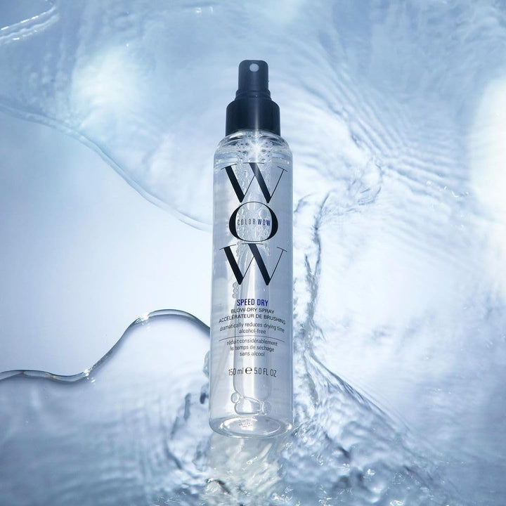 COLOR WOW Speed Dry Blow Dry Spray Ã¢â‚¬â€œ Cut Blow Dry Time by 30% | Heat Protectant, Prevent Breakage | Cruelty-Free & Gluten-Free