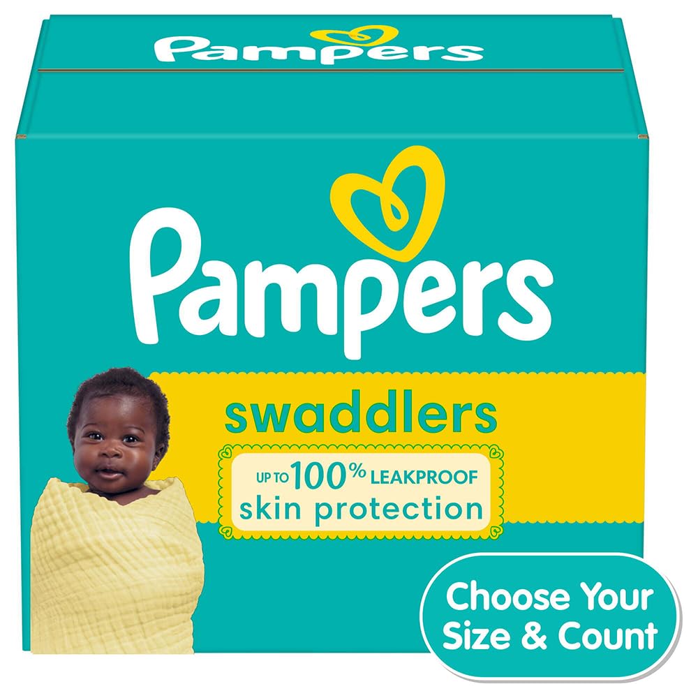 Pampers Swaddlers Diapers - Size N, 136 Count, Ultra Soft Disposable Baby Diapers Retail $42.47