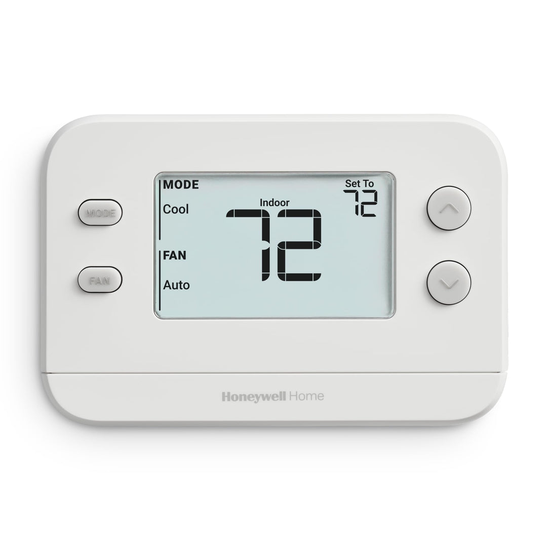 New! Honeywell Home Non-Programmable Thermostat, Single-Stage, 1 Heat/1 Cool Compatibility, X1N, White Retail $44.99