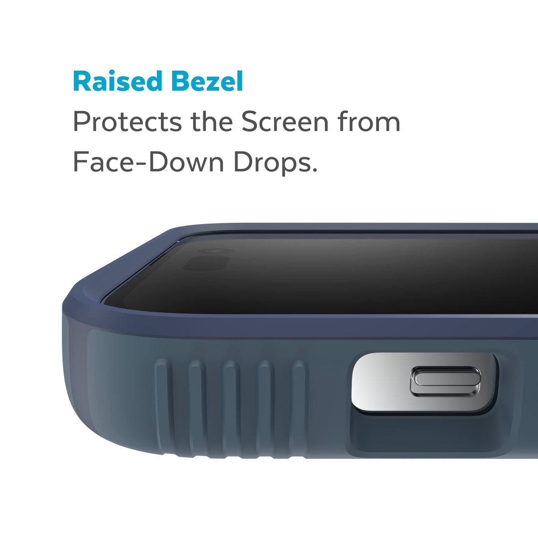 Speck iPhone 14 Pro Case - Drop Protection, Built for MagSafe, Scratch Resistant - No Slip Grip with Soft Touch Coating iPhone 14 Pro 6.1 Inch - Mystery Blue/Faded Denim CandyShell Pro Retail $16.60