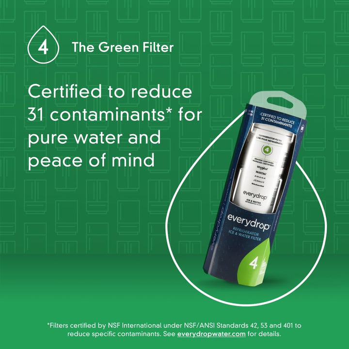everydrop® by Whirlpool Ice and Water Refrigerator Filter 4, EDR4RXD1, Single-Pack Retail $59.99